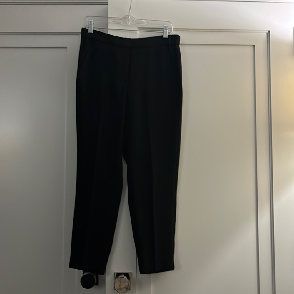 J Crew Crepe pull-on cropped pants